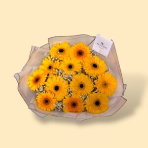 Bouquet de gerberas amarillas